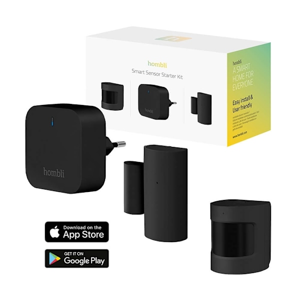 HOMBLI Smart Bluetooth Sensor Starter Kit Black