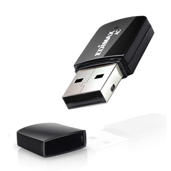 Edimax Langaton USB-sovitin AC600 2.4/5 GHz (Dual Band) Musta