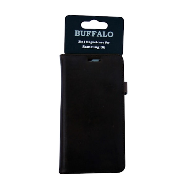 BUFFALO Wallet Læder Samsung S6 Brun Brun