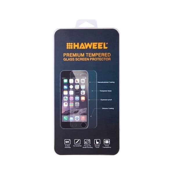 3-pack Haweel skærmbeskyttere i hærdet glas til iPhone 6/7/8 Plus Transparent