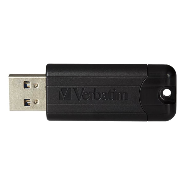 Verbatim PinStripe USB Flash drive, 32GB, USB 3.0, retractable connect