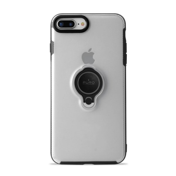 Puro iPhone 8/7 Plus, Magnet Ring Cover, transparent Transparent