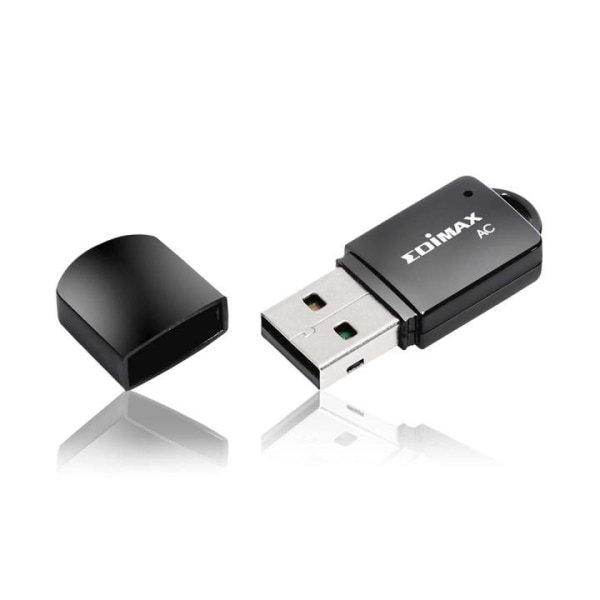 Edimax Langaton USB-sovitin AC600 2.4/5 GHz (Dual Band) Musta