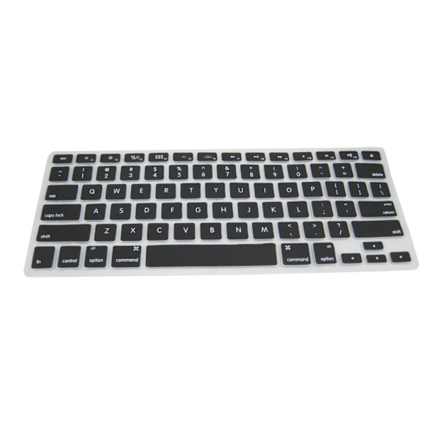 Näppäimistön silikonikuori, MacBook Pro 13.3 (musta)