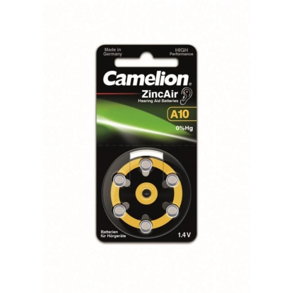 Camelion HA10 för Hörapparater, 6-pack, bäst före 2024-09