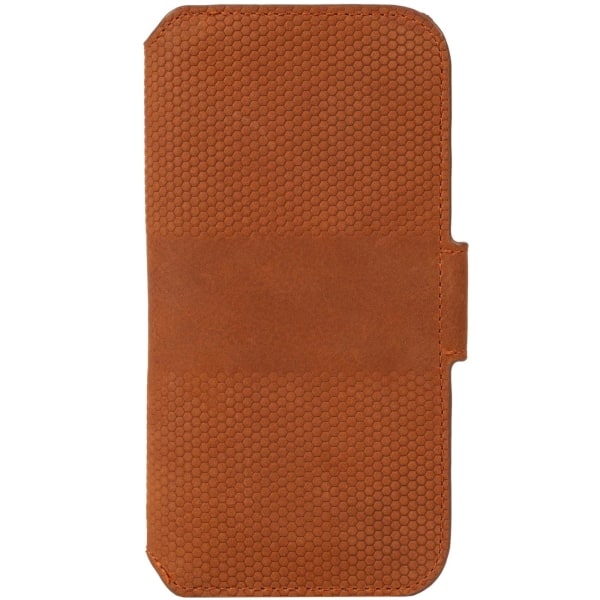 Krusell Leather Phone Wallet iPhone 13 Cognac Brun