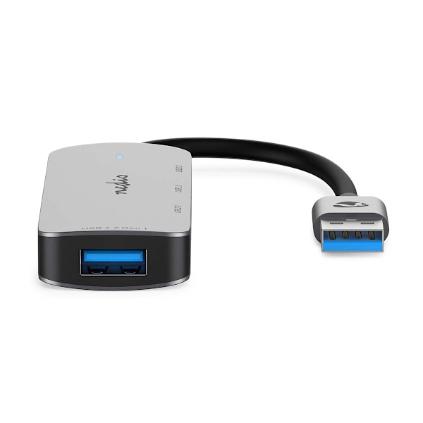 Nedis USB-hub | USB-A Han | 4x USB A Female | 4-Port port(s) | USB 2.0 / USB 3.2 Gen 1 | USB Drevet