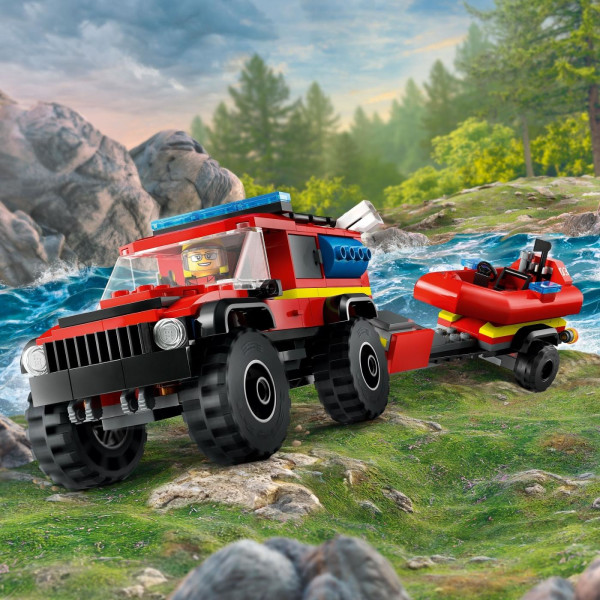 LEGO City Fire 60412  - Nelivetopaloauto ja pelastusvene