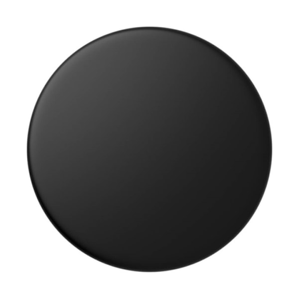 PopSockets Aluminum Black Aftageligt Greb m. Standerfunktion Premium Sort