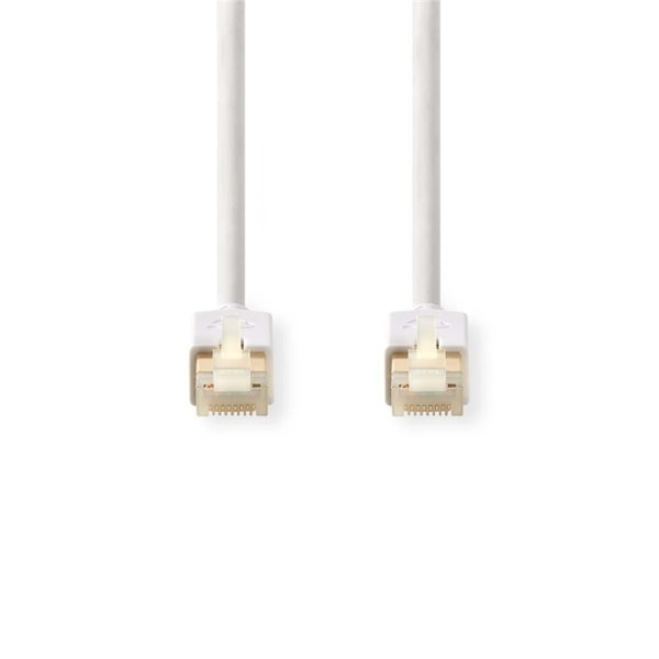 Nedis CAT6 Nätverkskabel | RJ45 hane | RJ45 hane | F/UTP | 5.00 m | Rund | LSZH / PVC | Vit | Kartong med fönster