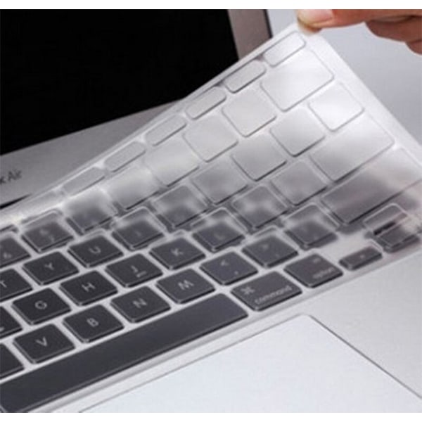 Näppäimistön silikonikuori, MacBook Pro 13.3, läpinäkyvä
