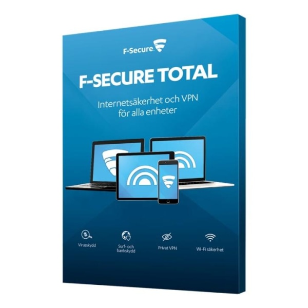 F-Secure TOTAL (SAFE+Freedome VPN) 1år 5 enh Full