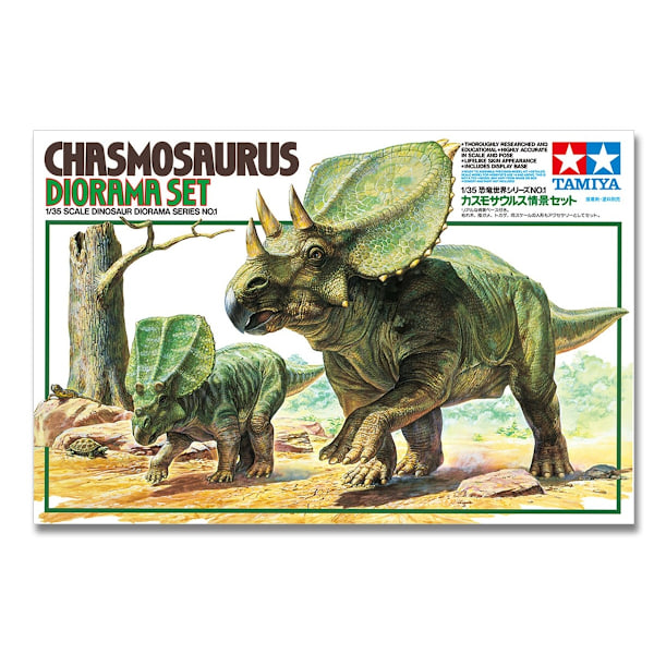 TAMIYA 1/35 Chasmosaurus Diorama