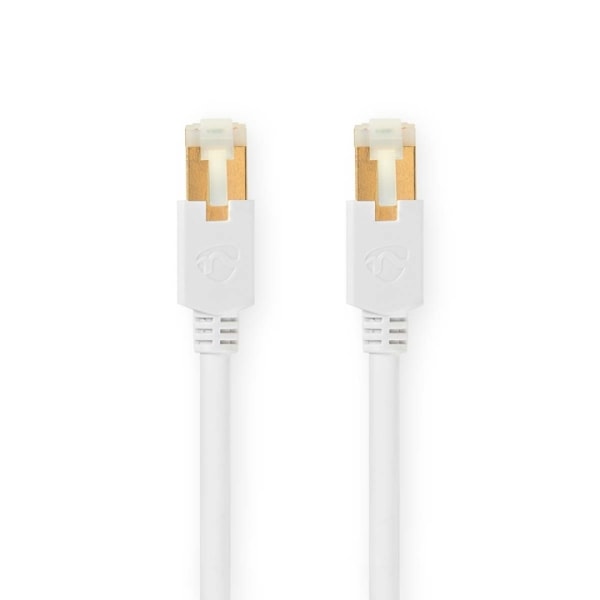 Nedis CAT6 Verkkokaapeli | RJ45 uros | RJ45 uros | S/FTP | 5.00 m | Pyöreä | LSZH / PVC | Valkoinen | Ikkunallinen laatikko