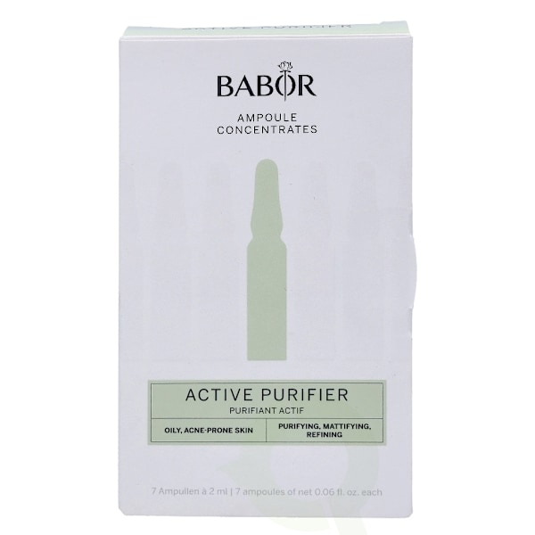 Babor Active Purifyier Ampoule Concentrates 14 ml 7x2ml/For Oily & Acne-Prone Skin