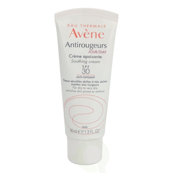 Avene Antirougeurs Soothing Emulsion Day Anti-Oxidant SPF30 40 ml Normal To Combination/For Dry To Very Dry Sensitive Skin