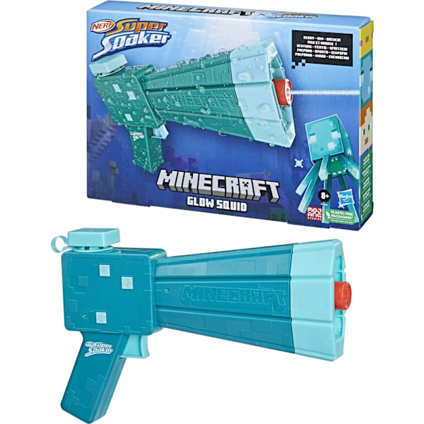 Nerf Minecraft Glow Squid -vesipyssy
