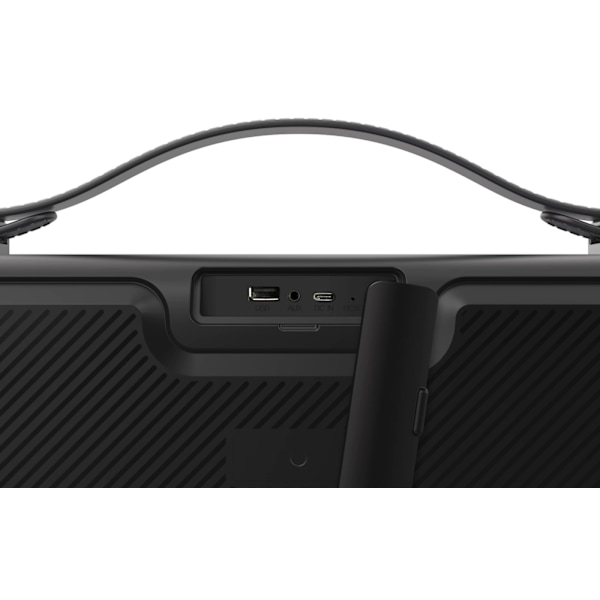STREETZ BT Boombox 2x 7.5 W, IPX5, AUX, USB flash, LED, black