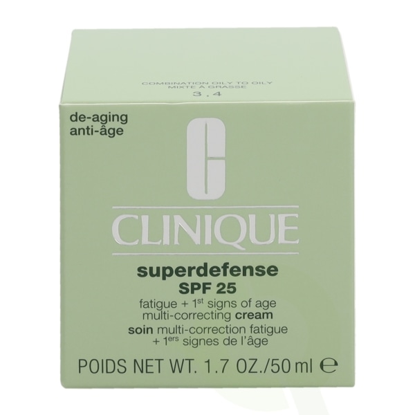 Clinique Superdefense Multi-Correcting Cream SPF25 50 ml Combination Oily To Oily 3,4