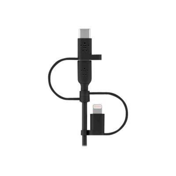 Belkin Boost 3 in 1 -kaapeli, Lightning, Type C, Micro USB