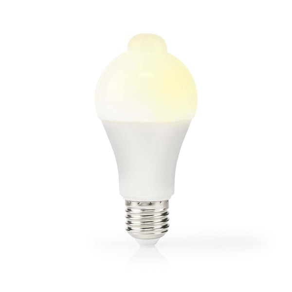 Nedis LED-lampa E27 | A60 | 8.5 W | 806 lm | 3000 K | Vit | Retrostil | Matt | Rörelsedetektor | 1 st