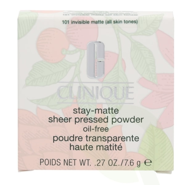 Clinique Stay-Matte Sheer Pressed Powder 7.6 gr #101 Invisible M