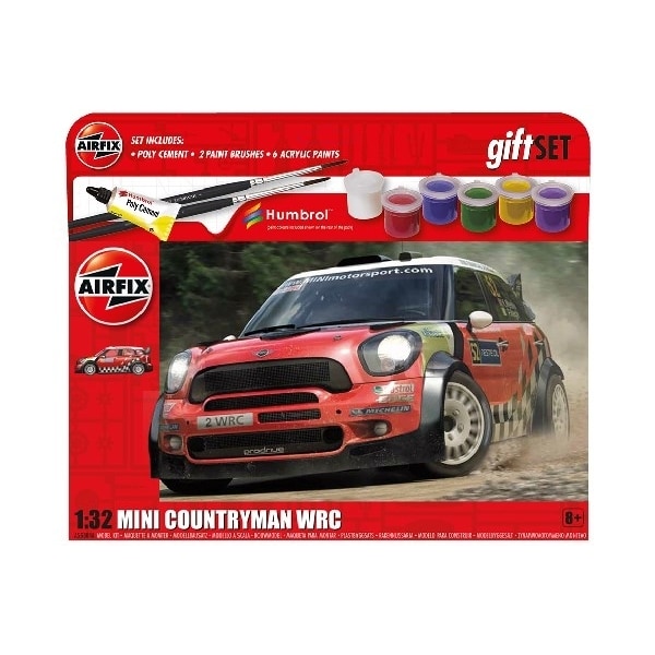 AIRFIX Mini Countryman WRC, 1:72 hanging gift set
