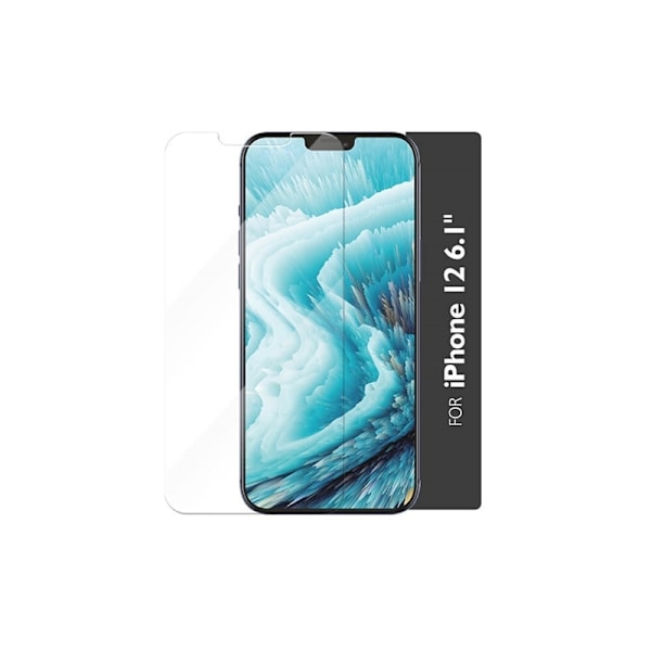GEAR Hærdet Glas 2.5D Full Cover Klar iPhone 12/12 Pro Incl. Monteringsramme Transparent
