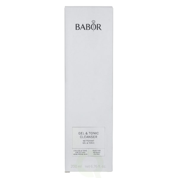 Babor Cleansing 2 in 1 Gel & Tonic Cleanser 200 ml Til fedtet og