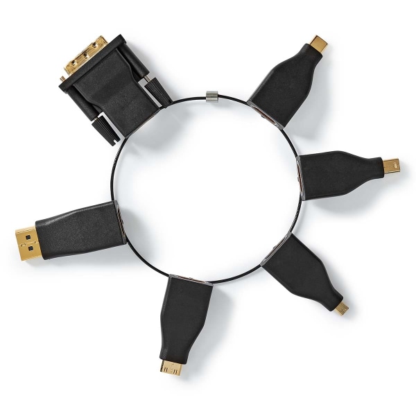 Nedis HDMI™ Adapter | DisplayPort Han / DVI-D 24 + 1-pin han / H