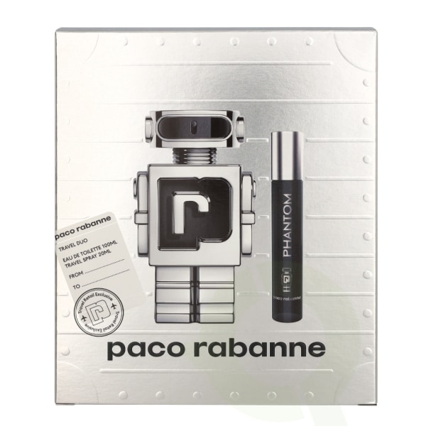 Paco Rabanne Giftset 120 ml Edt Spray 100ml/Megaspritzer 20ml