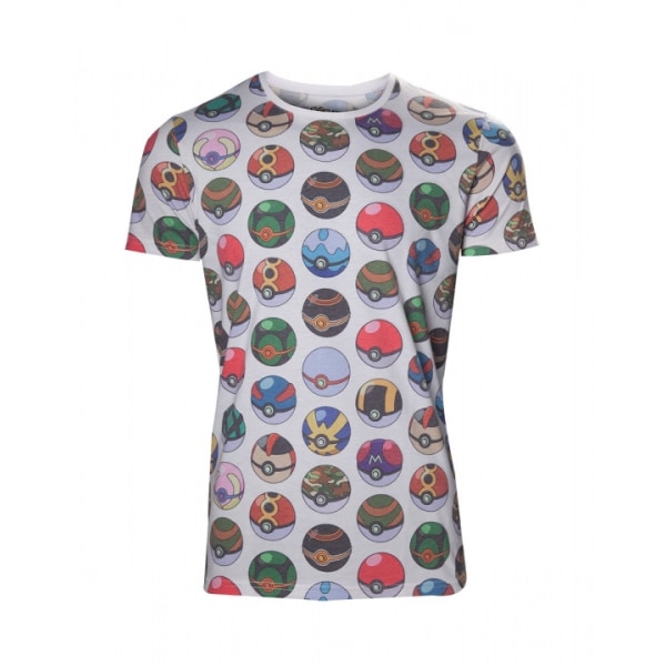 Bioworld Pokémon Pokéball T-shirt, XL