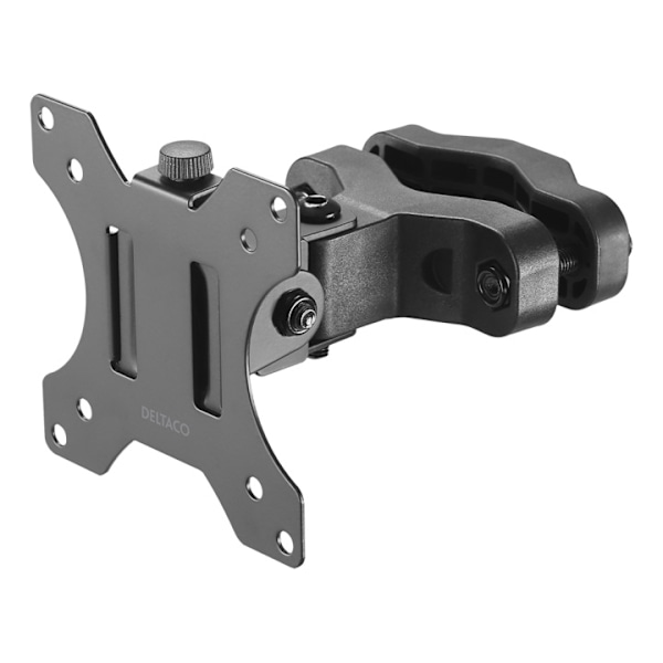 DELTACO Office Pivot pole mount monitor arm, black Sort