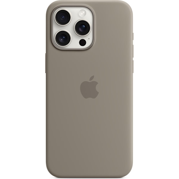 Apple iPhone 15 Pro Max silikonfodral med MagSafe, Brun Brun