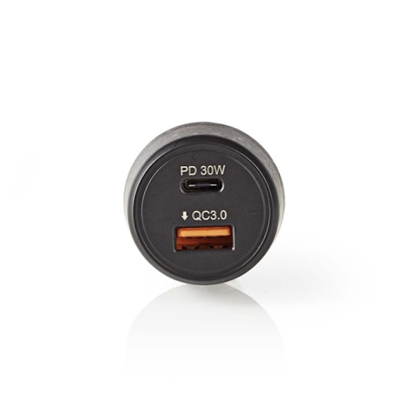 Nedis Billaddare | 48 W | 2x 3.0 A | Antal utgångar: 2 | Port typ: USB-A / USB-Câ„¢ | | Automatiskt val av Spänning