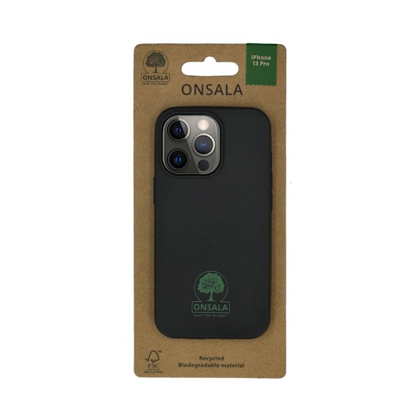 Onsala ECO Mobilcover iPhone 13 Pro Sort Svart