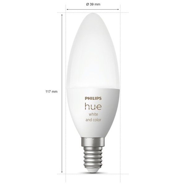 Philips Hue White Color Ambiance E14 K