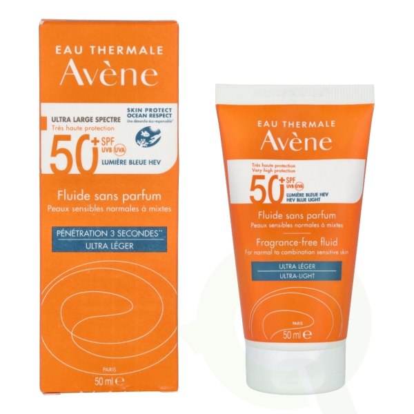 Avene High Protection Unscented Fluid SPF50+ 50 ml
