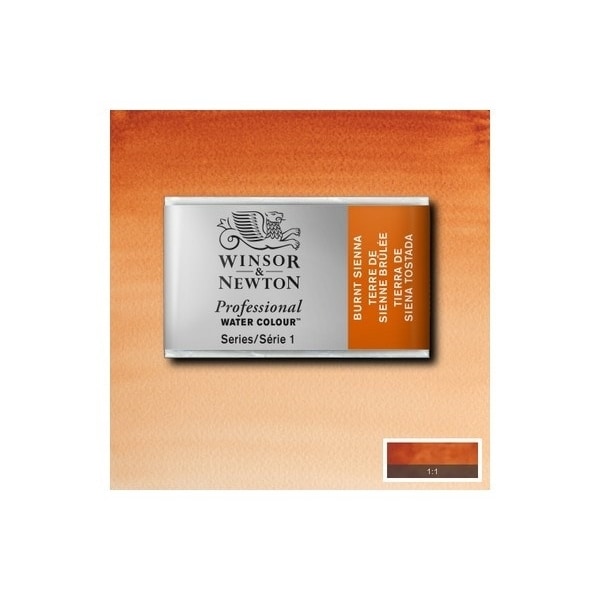 WINSOR Watercolour proff pan Burnt Sienna 074