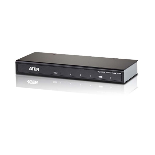 aten 4-Port 4K HDMI Splitter Svart