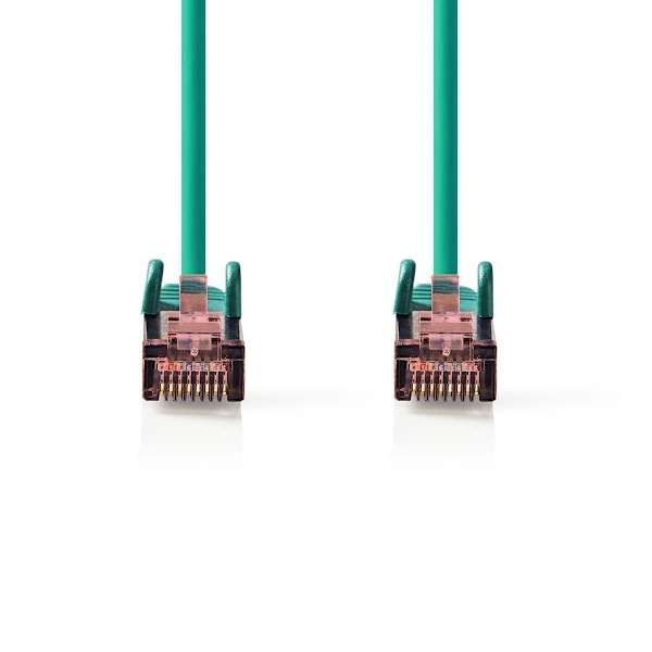 Nedis CAT6 Nätverkskabel | RJ45 hane | RJ45 hane | S/FTP | 15.0 m | Rund | LSZH | Grön | Label