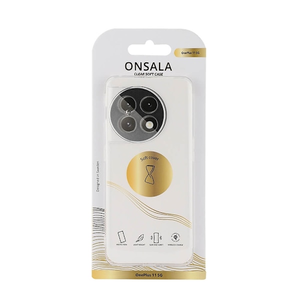 Onsala Mobilcover TPU Transparent - OnePlus 11 5G Transparent