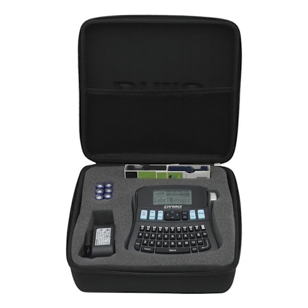 DYMO® LabelManager 210 labelmaker Kit Qwerty, Etikettsskrivare Sort, Grå