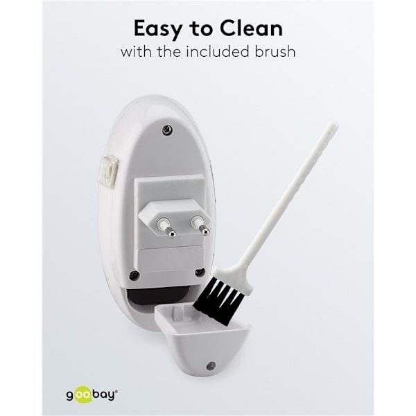 Goobay UV-LED-insektsdödare Elektrisk UV LED-insektsfälla för inomhusbruk