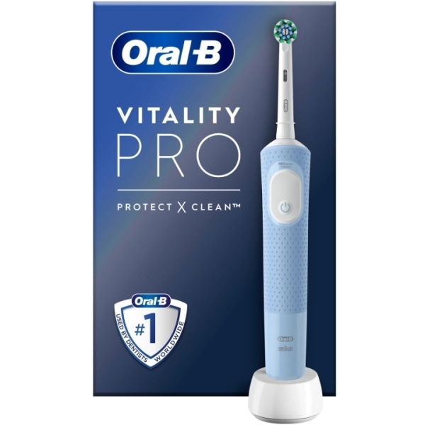 Oral B Eltandborste Vitality Pro Vapor Blue CA HBOX
