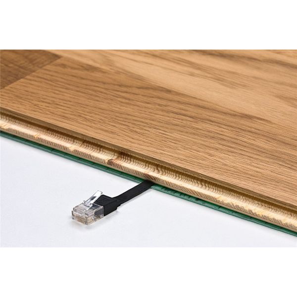 Goobay CAT 6 platt patchkabel, U/UTP, violett kopparledare (CU), 2 m
