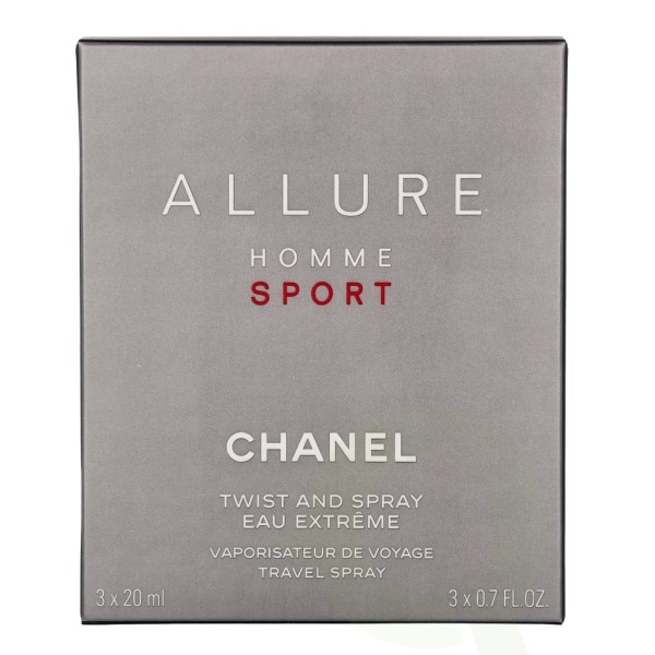 Chanel Allure Homme Sport Eau Extreme -lahjasetti 60 ml matkasuihke