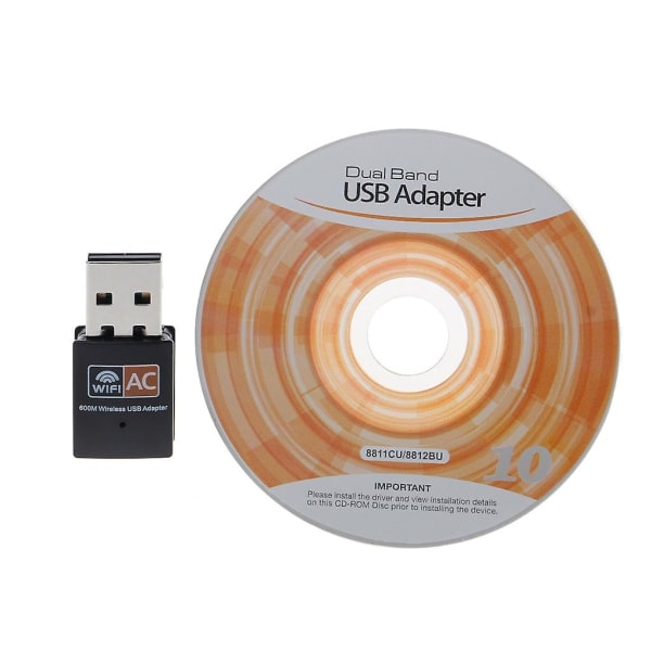 Dual Band USB Adapter 600 Mbps - 802.11ac