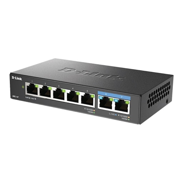 D-LINK 7-Port Multi-Gigabit Unmanaged Switch