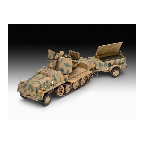 Revell sWs with 3.7cm Flak 43 & Ammunition Trailer